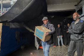 Distribution Of Humanitarian Aid In Gaza