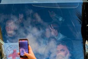 Second Batch Of Palestinian Prisoners Arrive In Ramallah