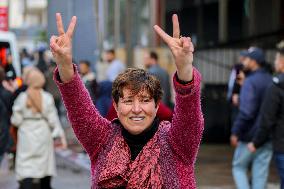 Second Batch Of Palestinian Prisoners Arrive In Ramallah