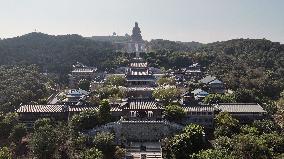 World's Highest Nanhai Guanyin Sitting Statue