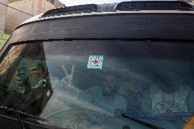 Second Batch Of Palestinian Prisoners Arrive In Ramallah