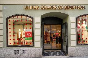 United Colors Of Benetton Storefront In Salzburg