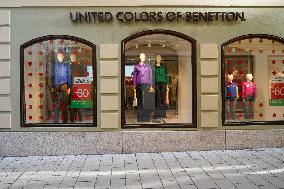 United Colors Of Benetton Storefront In Salzburg