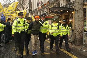 Pro-Khalistan Protesters And Indian Supporters Clash Outside Indian High Commission In London