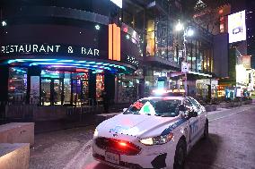 Man And Woman Slashed At Circo Restaurant And Nightclub In Times Square Midtown Manhattan New York