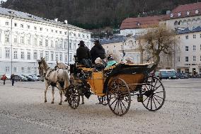 Horse Drawn Carriage Ride Through Salzburg