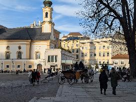 Horse Drawn Carriage Ride Through Salzburg