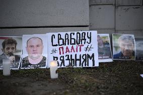 Protest At Belarus And Embassy In Warsaw