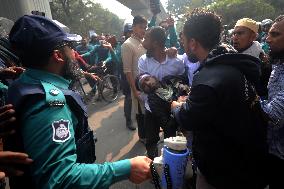 Madrasah Teachers Protest In Dhaka