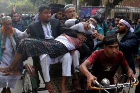 Madrasah Teachers Protest In Dhaka