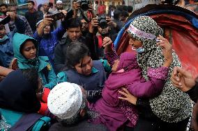 Madrasah Teachers Protest In Dhaka