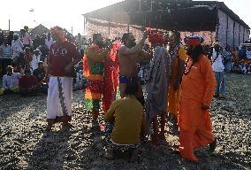 Maha Kumbh Mela Festival In Prayagraj, India