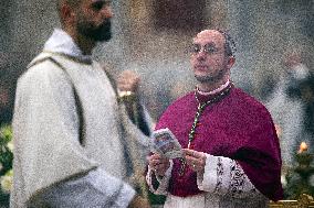 Pope Francis at second vespers on the anniversary of St. Paul's conversion - Rome