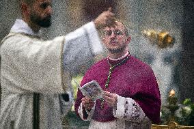 Pope Francis at second vespers on the anniversary of St. Paul's conversion - Rome