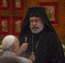 Pope Francis at second vespers on the anniversary of St. Paul's conversion - Rome