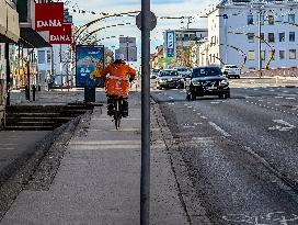 Lieferando Bike Food Courier
