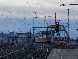 Suburban Station Hirschgarten In Munich