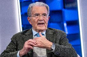 Romano Prodi Host Of The Program In Other Words On La7