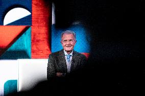 Romano Prodi Host Of The Program In Other Words On La7