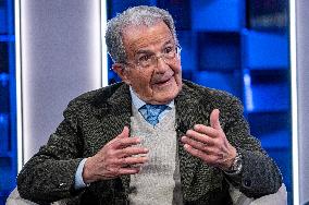 Romano Prodi Host Of The Program In Other Words On La7