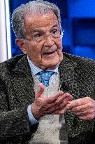 Romano Prodi Host Of The Program In Other Words On La7