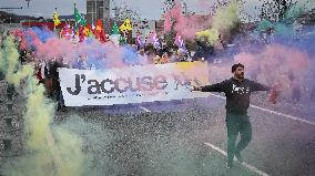 Demonstration in Irun against European migration policies