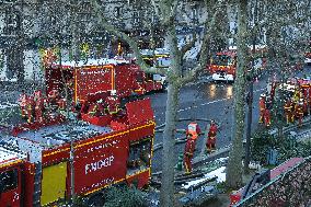 Fire at Paris 12th Arrondissement Town Hall