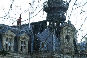 Fire at Paris 12th Arrondissement Town Hall