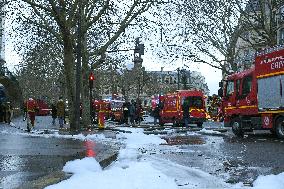 Fire at Paris 12th Arrondissement Town Hall