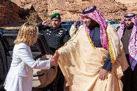 Italian PM Georgia Meloni Visits Saudi Arabia