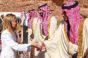 Italian PM Georgia Meloni Visits Saudi Arabia
