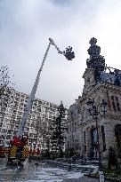 City Town Hall of the 12th arrondissement caught fire - Paris AJ