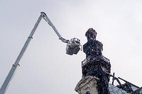 City Town Hall of the 12th arrondissement caught fire - Paris AJ