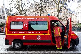 City Town Hall of the 12th arrondissement caught fire - Paris AJ