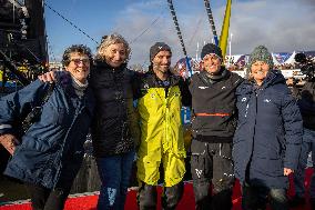 Vendee Globe - The arrival of Justine Mettraux - Les Sables d'Olonnes