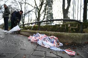 Crime scene of Elias murder in Paris FA