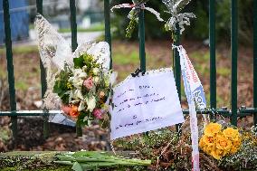 Crime scene of Elias murder in Paris FA