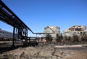 Refinery Fire In Khartoum - Sudan