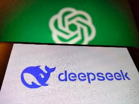 Illustration DeepSeek ChatGPT