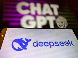 Illustration DeepSeek ChatGPT