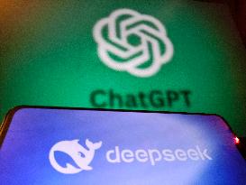 Illustration DeepSeek ChatGPT