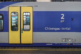 Bavarian BRB Train At Salzburg Central Station