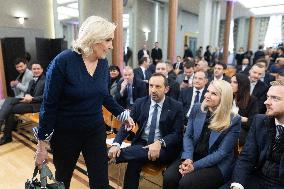 Rassemblement National New Year Greetings - Paris