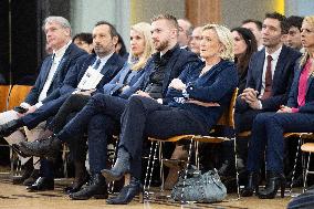 Rassemblement National New Year Greetings - Paris