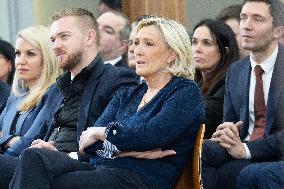 Rassemblement National New Year Greetings - Paris