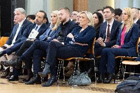 Rassemblement National New Year Greetings - Paris