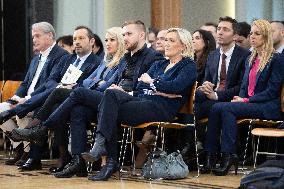 Rassemblement National New Year Greetings - Paris