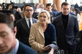 Rassemblement National New Year Greetings - Paris