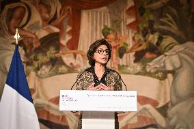 Rachida Dati New Year greetings speech in Paris FA