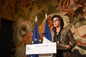 Rachida Dati New Year greetings speech in Paris FA